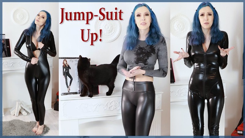 image 0 1 Cat 2 Catsuits - Jumpsuit Up! No.23 With Two Leather Look Jumpsuits Under 50€ (wetlook)
