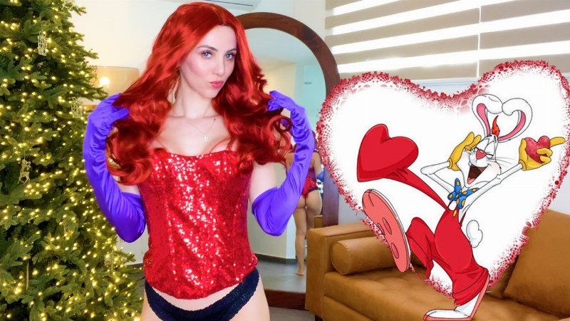 Happy New Year! Jessica Rabbit And Sider Girl Cosplay