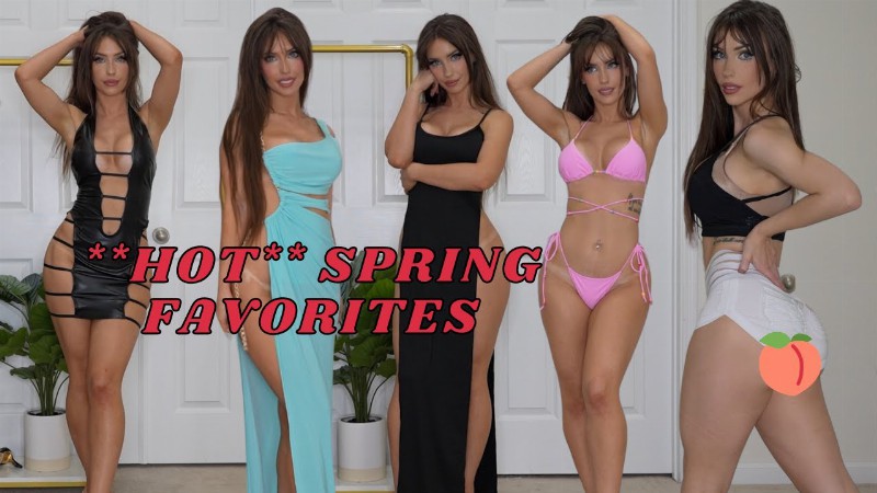 image 0 Hot Outfit Try On 2022 : All My Spring Favs : Devon Jenelle