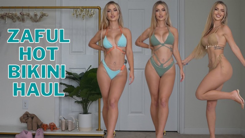 Huge Bikini Try On Haul 2022 : Zaful : Devon Jenelle