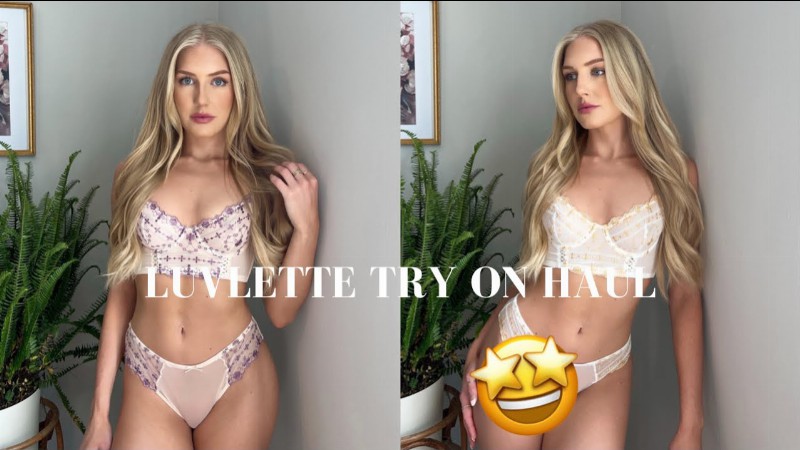 image 0 Luvlette Laced With Luv Collection : Try On Haul