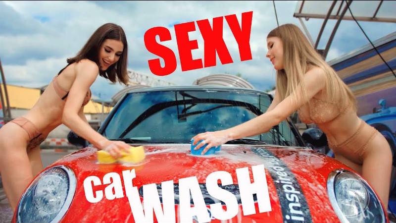 image 0 The Hottest Car Wash Ever : Try On Haul 4k