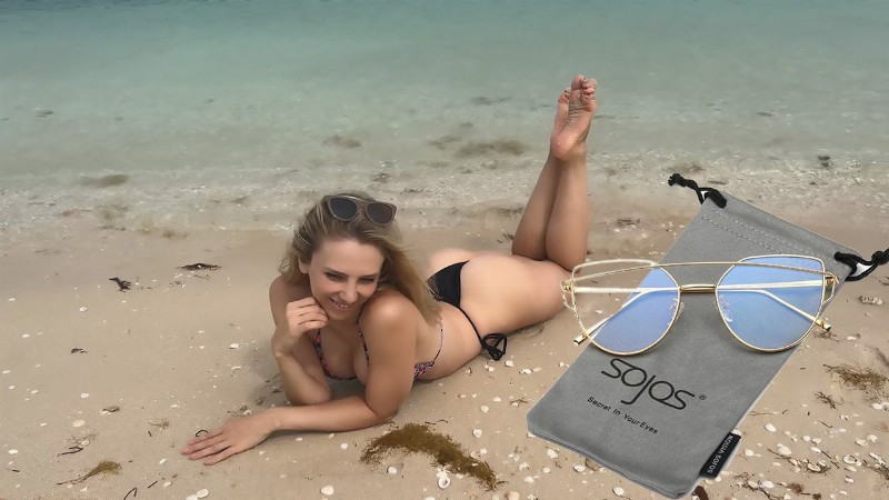 image 0 Trying New Sunglasses (sojos) While Enjoying The Beach! - Anastasiia Zhurbenko