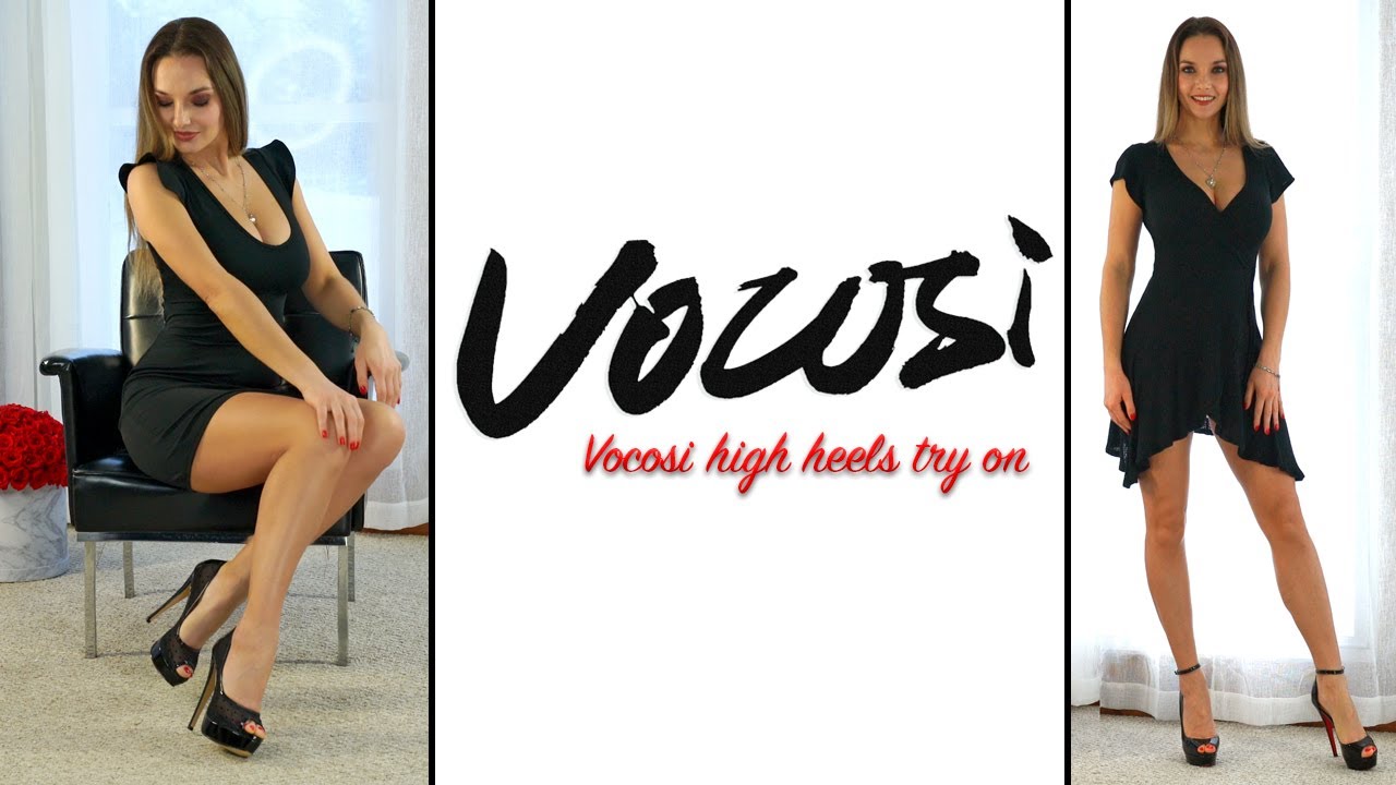 image 0 Vocosi Shoes : Fancy Heels Try On : Stilettos