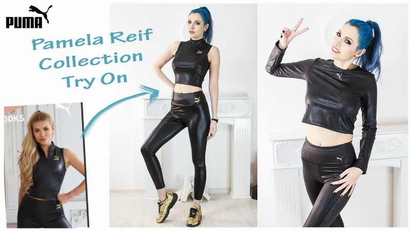 image 0 Wetlook Style Outfits From From Puma X Pamela Reif Collection (pu Look Leggings Active Wear)